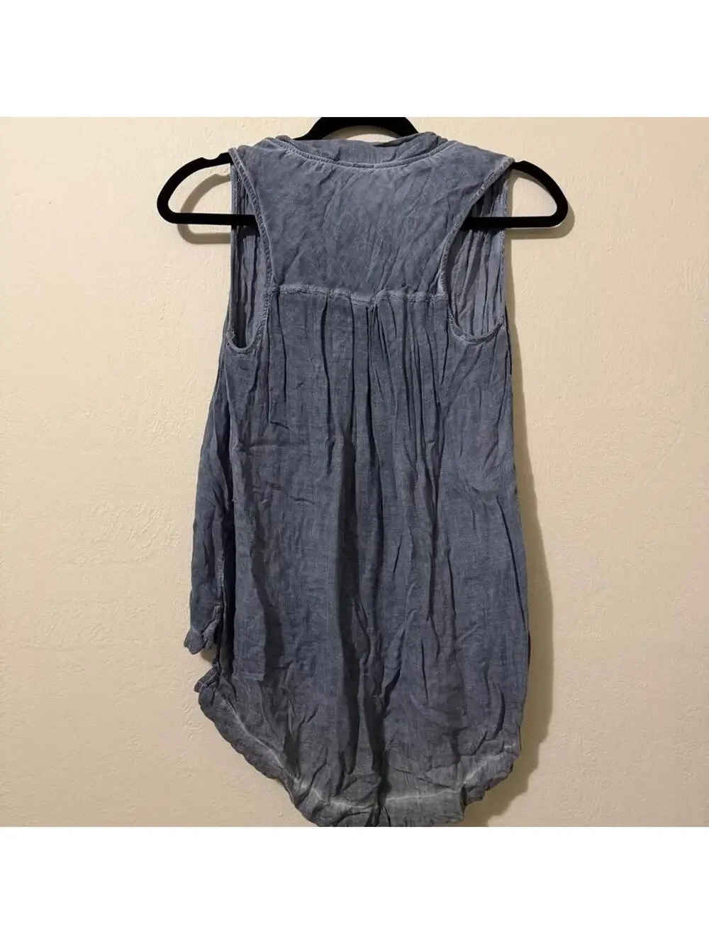 Free People blue tank top